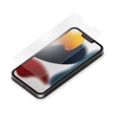 iPhone 13 Pro Max 6.7インチ 液晶保護ガラス ブルーライト低減 アンチグレア 反射防止 硬度10H 飛散防止 ラウンドエッジ 貼り付けキット付属 PGA PG-21PGL04BL