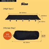 アウトドアコット ロータイプ 軽量 収納コンパクト 耐荷重150kg アウトドア ベッド 防災グッズ Mitsukin MOB65-BK