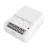 タイムアップ2 卓上タイマー 学習 時間測定 デジタル ホワイト ドリテック T-580WT