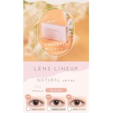 カラコン アイジェニック ナチュラルシリーズ ミニ 度あり 度数-1.75 マンスリーカラコン 1箱1枚入ｘ10箱セット 1か月 DIA14.2mm 小さめ カラーコンタクト 度つき 垢抜け ラテカラー EYEGENIC eyegenicmini175x10