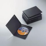 【代引不可】エレコム(ELECOM) スリムDVDトールケース CCD-DVDS03BK 製品型番：CCD-DVDS03BK （4953103062092）