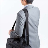 【代引不可】エグゼクティブビジネスバッグPRO 大型ダブルルーム ブラック 軽量 ビジネスバッグ 大容量 バッグ かばん サンワサプライ BAG-EXE12N