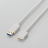 【即納】【代引不可】エレコム(ELECOM) USB3.0ケーブル（A-microB） 製品型番：USB3-AMB05WH（4953103632219）