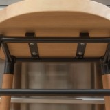 【北海道・沖縄・離島配送不可】【代引不可】チャオ ハイスツール 椅子 シンプル 北欧  天然木 木製 スチール 高さ65cm 東谷 CL-509