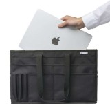 【即納】【代引不可】ミーティングバッグ BOX型バッグ ブラック 15.6インチワイドまでのノートパソコン対応 会議 持ち運び サンワサプライ BAG-TW7BK