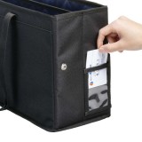 【即納】【代引不可】ミーティングバッグ BOX型バッグ ブラック 15.6インチワイドまでのノートパソコン対応 会議 持ち運び サンワサプライ BAG-TW7BK