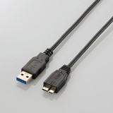 【即納】【代引不可】エレコム(ELECOM) 極細USB3.0ケーブル（A-microB） 製品型番：USB3-AMBX10BK（4953103632424）