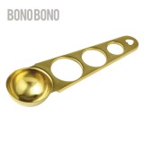 BONO BONO パスタメジャー＆計量スプーン ブラスカラー Brass color 1人～3人分 スパイス HLLH2150