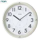 掛け時計 アナログ 直径30.2cm 洗練されたデザイン 透明感が魅力的なガラス印刷文字板 連続秒針 ウォールクロック MAG（マグ） グラスアワー アイボリー ノア精密 W-725 IV-Z
