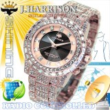 ジョンハリソン 腕時計 ウォッチ シャニングソーラー 電波時計 高級 ブランド メンズ J.HARRISON JH-025PB