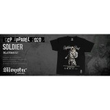 Tシャツ SOLDIER BLACK&GOLD Mサイズ キン肉マン ソルジャー CCP 4580565622528