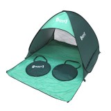 【北海道・沖縄・離島配送不可】【代引不可】ZERO-ONE FIELD ワンタッチサンドーム  携帯 折り畳み コンパクト  ポータブル キャンプ レジャー アウトドア 日よけ ミムゴ MG-SD80