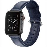 Apple Watch 41/40/38mm対応 レザーバンド ネイビー アップルウォッチ ベルト バンド PUレザー おしゃれ シンプル うぃすたりあ GRK-WS11NB