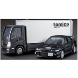 トミカプレミアム tomicaトランスポーター 三菱 ランサーエボリューションⅥ GSR ミニカー 模型 トミーテック 4904810912576
