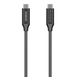USB充電器 PowerDelivery対応 GaN(窒化ガリウム)採用 急速充電器 PD対応 最大105W PSE技術基準適合＋Type-C ケーブルセット 105W/A1,C2/ｗC ADTEC APD-A105AC2-wC