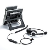 【即納】【代引不可】ヘッドセット コールセンター 電話用 両耳タイプ  サンワサプライ MM-HSRJ01