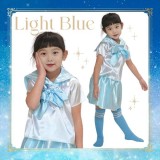 キッズコスプレ衣装 セーラー服 ライトブルー×ライトブルー アーテック 19274