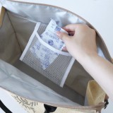 SMITH-BRINDLE ジュート風ショッピングバッグ 全3色 ショルダーバッグ お買い物 収納 保冷 保温 持ち歩き おしゃれ 現代百貨 A345