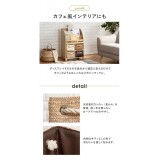 【北海道・沖縄・離島配送不可】【代引不可】ブックラック 絵本棚 絵本ラック 幅47×奥行27×高さ72cm 桐 表紙が見える おもちゃ箱 おもちゃ収納 引き出し4杯 かご収納 インテリア リビング 子供部屋 完成品 HAGIHARA MCC-6015