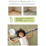 【代引不可】い草 上敷きカーペット ござ 三六間4.5畳 約273×273cm 九州産い草使用 畳の日焼けや汚れ防止に 調湿 消臭 抗菌防臭 両面 コンパクト収納 双目織 ほほえみ 純国産 日本製 IKEHIKO 1104244