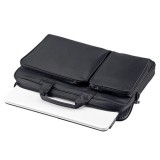 【即納】【代引不可】ショルダーベルト付きで持ち運びに便利な衝撃吸収パソコンバッグ 衝撃吸収PCケース（15.6インチワイド対応・ブラック） サンワサプライ BAG-P22BK