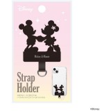 ダイカット ストラップホルダー ミッキーマウス＆ミニーマウス  Disney ディズニー スマホ iPhone Android アクセサリー PGA PG-DSTHLD06MM