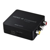 【即納】【代引不可】サンワサプライ HDMI信号コンポジット変換コンバーター VGA-CVHD3