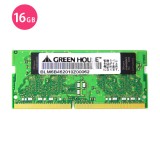 メモリ  ノートパソコン 用 PC4-19200 DDR4 2400MHz 対応 SO-DIMM 16GB メモリー PC グリーンハウス GH-DNF2400-16GB