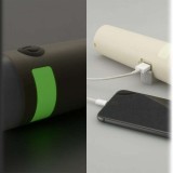 ＬＥＤトーチ＆ランタン（給電用USBポート/蓄光帯付き/単３形×4本使用/300 lm/連続使用 白色HIGHで7時間/保護等級IPX4） OHM LP-300AU-W