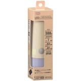 ＬＥＤトーチ＆ランタン（給電用USBポート/蓄光帯付き/単３形×4本使用/300 lm/連続使用 白色HIGHで7時間/保護等級IPX4） OHM LP-300AU-W