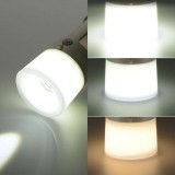 ＬＥＤトーチ＆ランタン（給電用USBポート/蓄光帯付き/単２形×4本使用/450 lm/連続使用 白色HIGHで13時間/保護等級IPX4） OHM LP-450AU-W