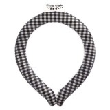 ネッククーラー PCM COOLER ラウンドタイプ Lサイズ ギンガムチェックブラック メンズサイズ 首冷却 暑さ対策 特殊冷却物質 通勤 通学 アウトドア スポーツ  グローバルジャパン -