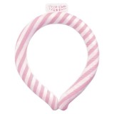 【即納】ネッククーラー PCM COOLER ラウンドタイプ Lサイズ ストライプピンク メンズサイズ 首冷却 暑さ対策 特殊冷却物質 通勤 通学 アウトドア スポーツ グローバルジャパン -