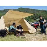 バイクツーリングキャンプにジャストサイズ。ツーリングライダーズのための、使い勝手の良い超軽量コンパクト折りたたみテーブル。 DOD TB1-461