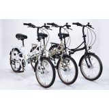 【北海道・四国・九州・沖縄・離島配送不可】【代引不可】折りたたみ 自転車 20インチ 6段ギア LEDオートライト MYPALLAS MF204 KURVE