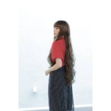 ロングカール ネオブラウン レディース ウィッグ かつら パーティー イベント コスプレ 仮装 変装 小道具 ジグ 5421