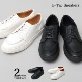 U-TIP SNEAKERS Uチップスニーカー メンズ 男性  シューズ 靴 シンプル glabella GLBT-253