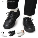U-TIP SNEAKERS Uチップスニーカー メンズ 男性  シューズ 靴 シンプル glabella GLBT-253