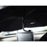折り畳み傘型サンシェード カー用品 日除け 紫外線カット 遮熱 ブラックLサイズ Mitsukin AX-USL23