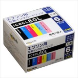 Luna life エプソン用 互換インクカートリッジ IC6CL80L 6本パック ワールドビジネスサプライ LN EP80/6P