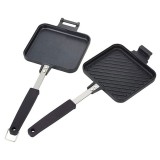 【即納】ホットサンドグリル カセットこんろ専用 セパレート式 ２WAY仕様 フッ素樹脂加工 オリジナルレシピ付き 岩谷 CB-P-HSG