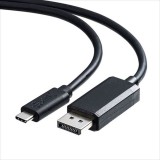 【代引不可】USB Type-C DisdplayPort変換ケーブル ブラック 3m 変換アダプタケーブル サンワサプライ KC-ALCDP30