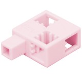 Artecブロック ハーフQ 薄ピンク 8pcsセット 知育玩具 おもちゃ プレゼント 幼児 子供 アーテック 76505