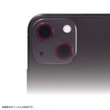 iPhone 13 mini/iPhone 13 2眼カメラモデル カメラレンズ保護フィルム 2セット入 硬度10H 高透明 防汚コート 傷から護る レイアウト RT-P3031FT/CA12