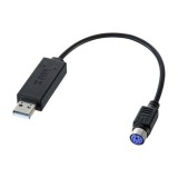 【即納】【代引不可】USBコンバータ USB-PS/2変換コンバータ 1ポートタイプ ケーブル長0.14m マウス キーボード USB接続 サンワサプライ USB-CVPS5