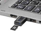 【即納】【代引不可】超小型microSDカードリーダー PC パソコン モバイル 携帯 周辺機器 サンワサプライ ADR-3MSD1