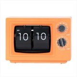 フリップクロック オレンジ パタパタ時計 インテリアクロック 置時計 パタパタ 時計 レトロ WINTECH FPC-7OR