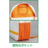 防災リュック 小 子供用 夜行テープ 便利なポケット付き アーテック 35540