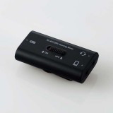 【即納】【代引不可】ゲーミングミキサー アナログ接続 アナログミキサー 通話音声 ゲーム音 同時再生 ボイスチャット 快適ゲームプレイ ブラック エレコム HSAD-GMMA10BK