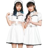 Moon Talk ハートペインナース コスプレ 衣装 仮装 イベント パーティーグッズ クリアストーン 4560320895657